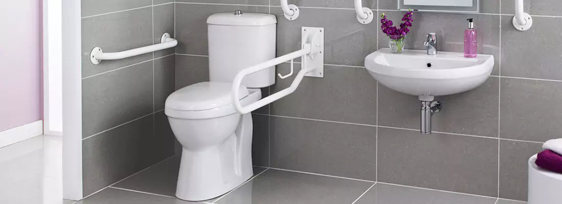 Modern Handicap Bathroom Solutions with Safety Features in Miami, FL