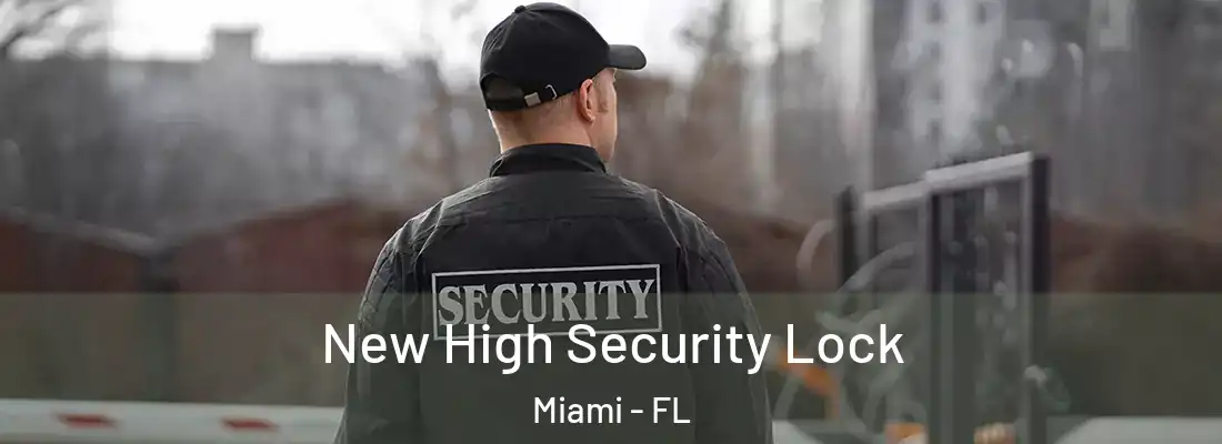 New High Security Lock Miami - FL